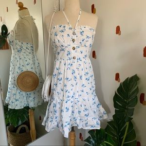 🌸 Floral Summer/Spring Ruffled Dress